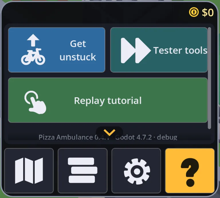 The phone's Help page, with Tester tools beside Get unstuck